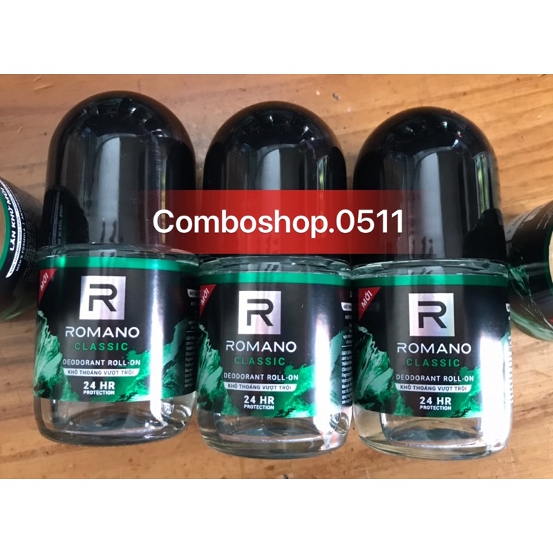 Lăn khử mùi Romano khô thoáng vượt trội-hương nam tính