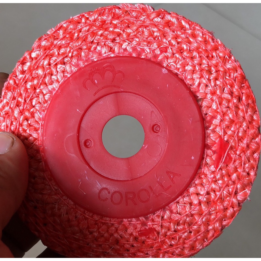 Xơ Dừa Đánh Bóng Inox, Bánh Sơ dừa đánh bóng 100mm