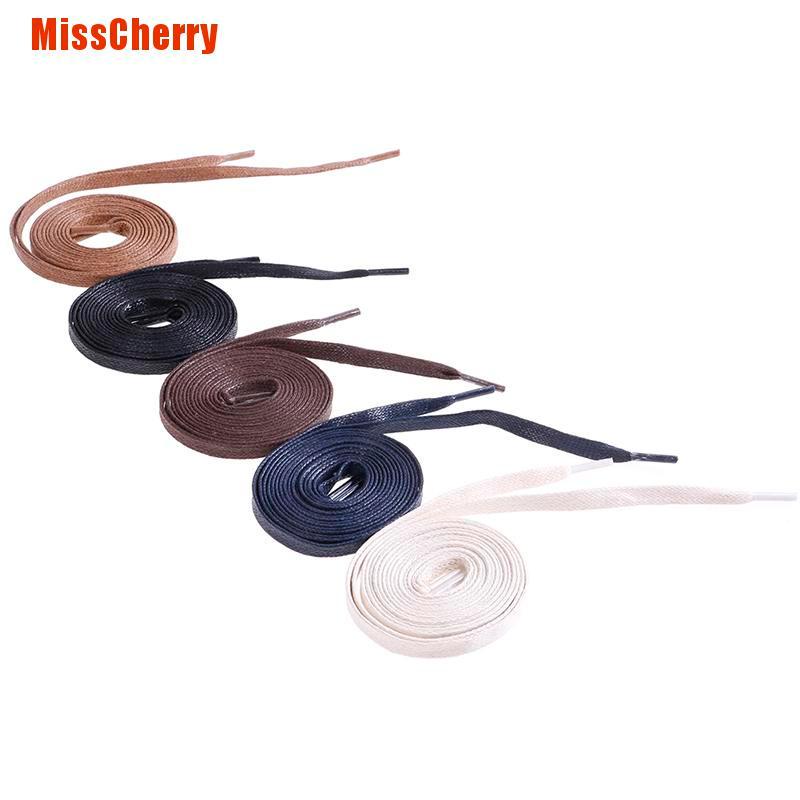 1 Cặp Dây Giày Da Đế Bằng 80cm / 100cm / 120cm