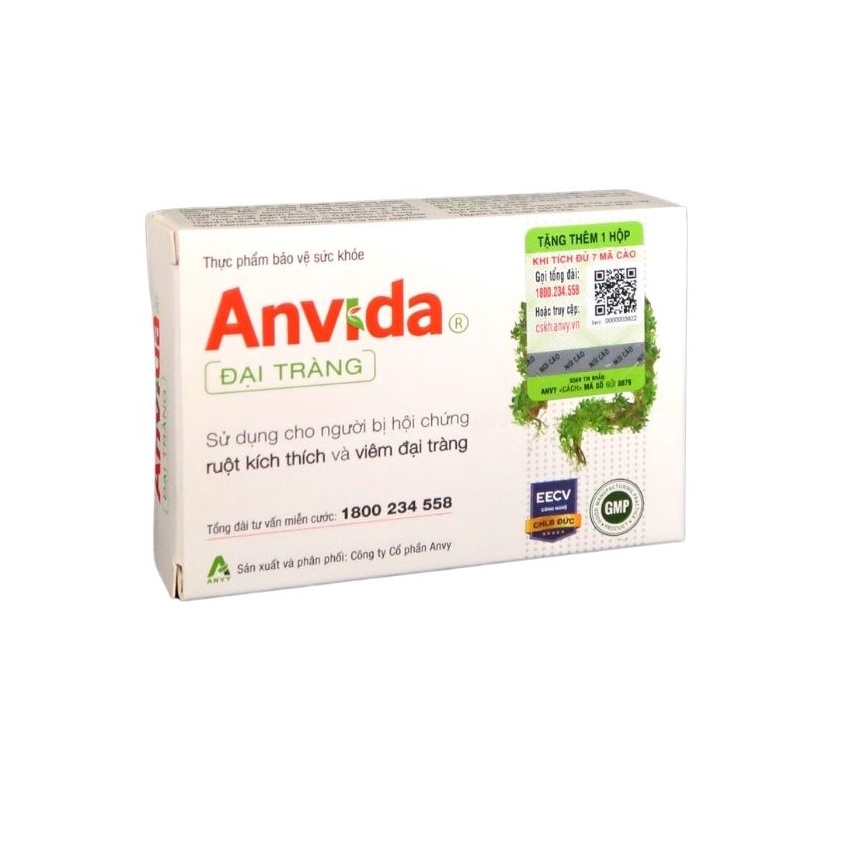 Anvida Đại Tràng Hộp 30 viên