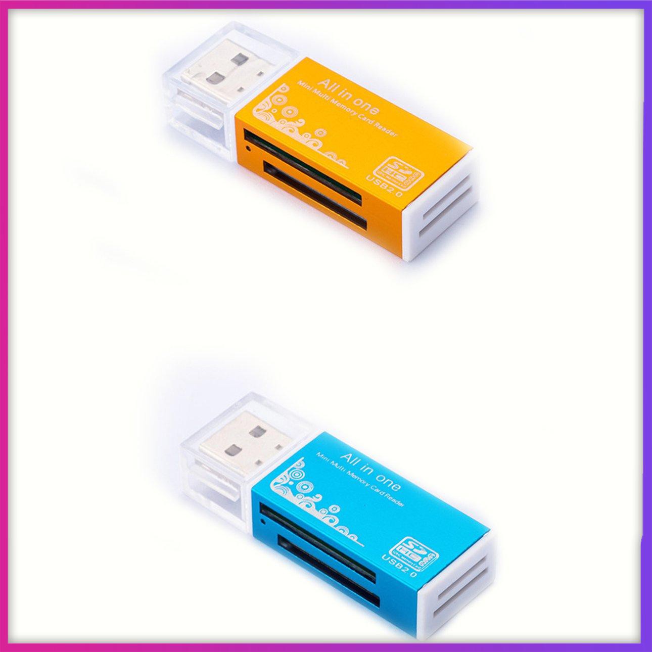 Đầu Đọc Thẻ Nhớ Usb 2.0 Xxq Sy-638 Bằng Hợp Kim Nhôm