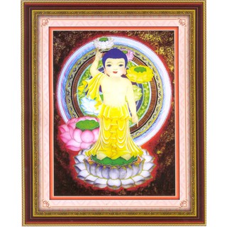 Tranh Thêu Chữ Thập 3D Đức Phật Đản Sanh 7 Bước Nở Hoa EVA8152 (KHÁCH TỰ THÊU) KT:56X73CM