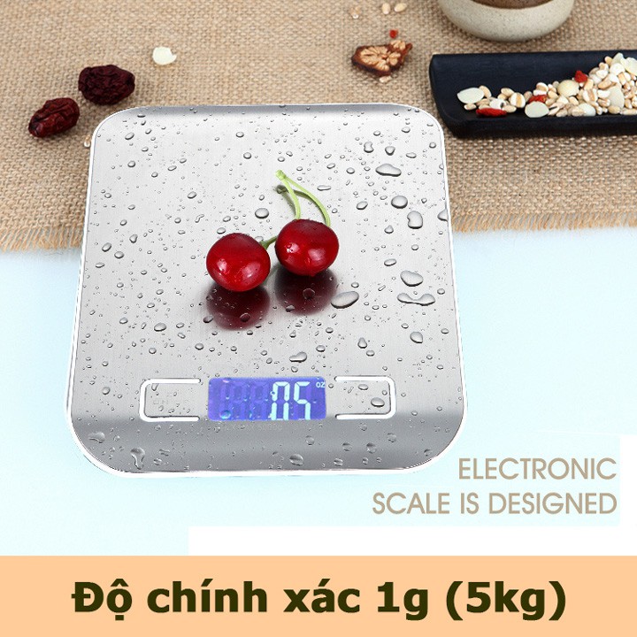 Cân 5kg điện tử nhà bếp