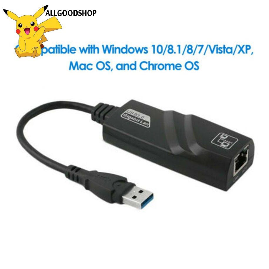 all} Adapter mạng chuyển đổi USB 3.0 thành RJ45 Gigabit RJ45 LAN (10/100/1000) mbps