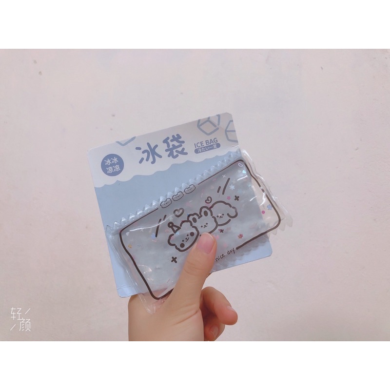 Túi đá gel giữ lạnh chườm lạnh đáng yêu