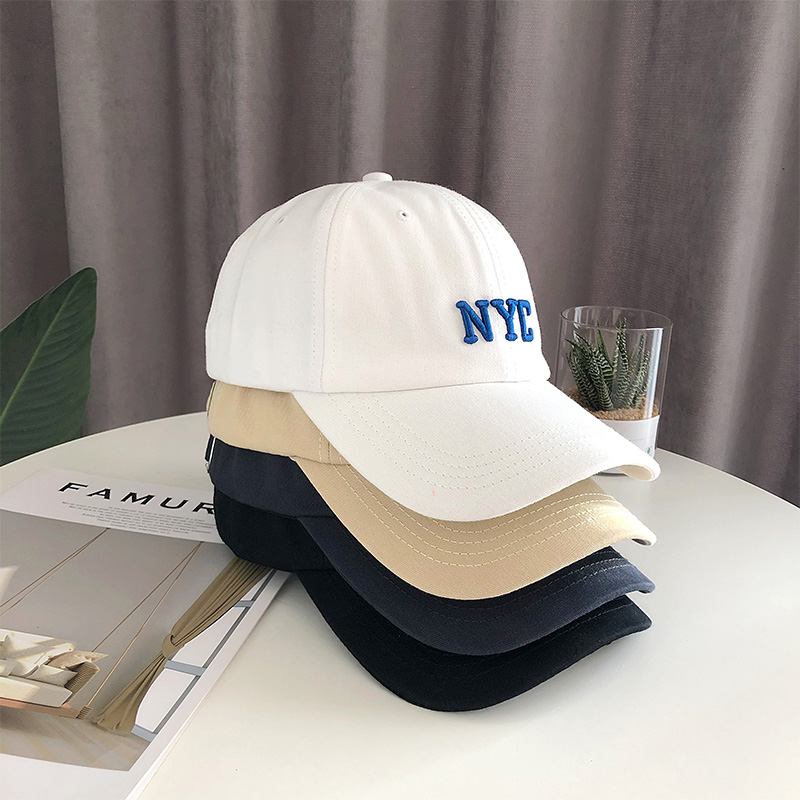 Mũ lưỡi trai thêu chữ NYC phong cách Nhật Bản