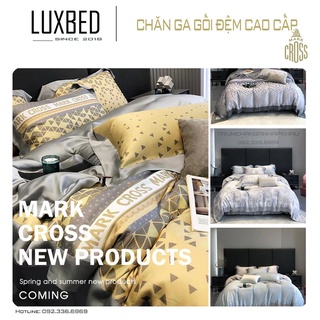Set chăn ga lụa tencel markcross họa tiết cristian dio 2023 - luxbed