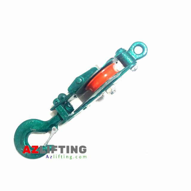 Ròng rọc 500kg thông minh với bản lề tháo lắp cáp bên hông