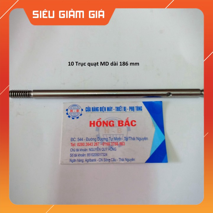 10 trục quạt MD-trục dài 186mm