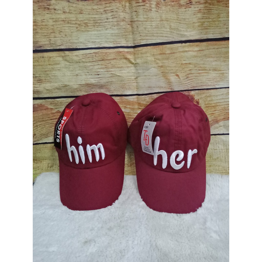 nón kaki 2 lớp màu như hình thêu chữ HIM cực chất