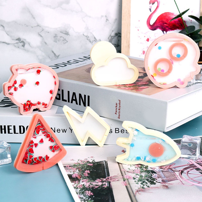 Khuôn silicone làm mặt dây chuyền epoxy resin DIY