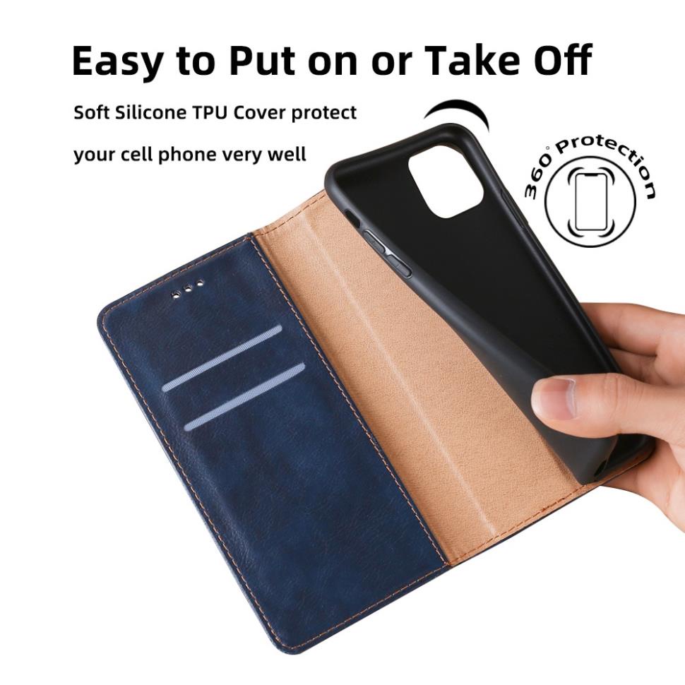 Bao da samsung m51 may viền dạng ví cao cấp , tích hợp ngăn đựng thẻ tiện lợi