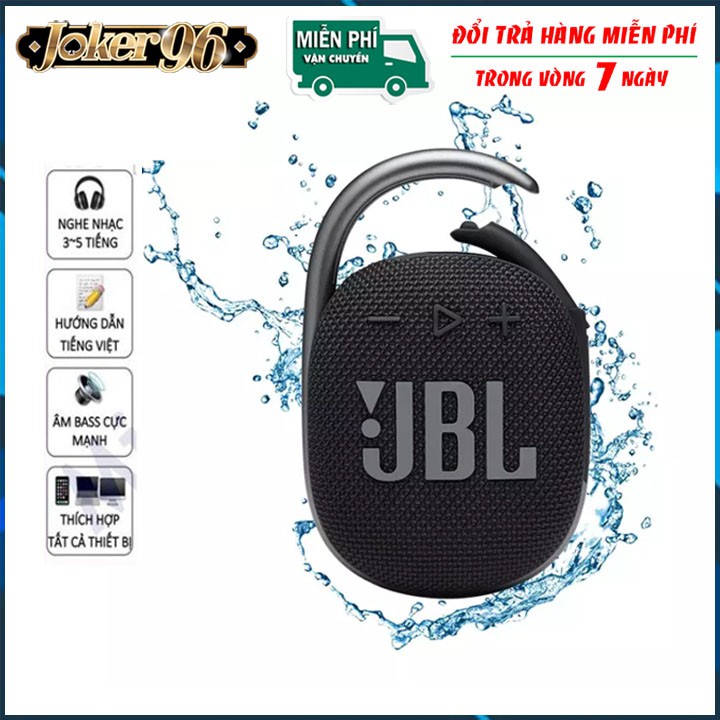[HÀNG CHẤT] Loa Bluetooth Mini Xách Tay, Loa Mini Clip4 Nhỏ Gọn, Âm Bass Cực Hay, Công Nghệ Chống Nước IP67