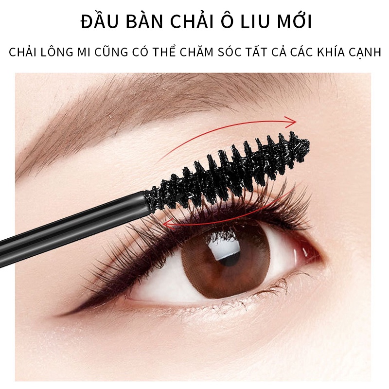 Mascara Sợi 4D 4D Chống Thấm Nước Chuốt Dài Dày Và Cong Mi-743-1#