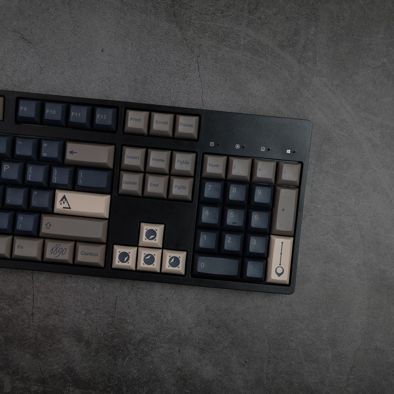 Nút Bàn Phím Cơ Keycap GMK Boulder KCA Profile PBT Dye Sub Nhuộm Màu Cho Bàn Phím Cơ