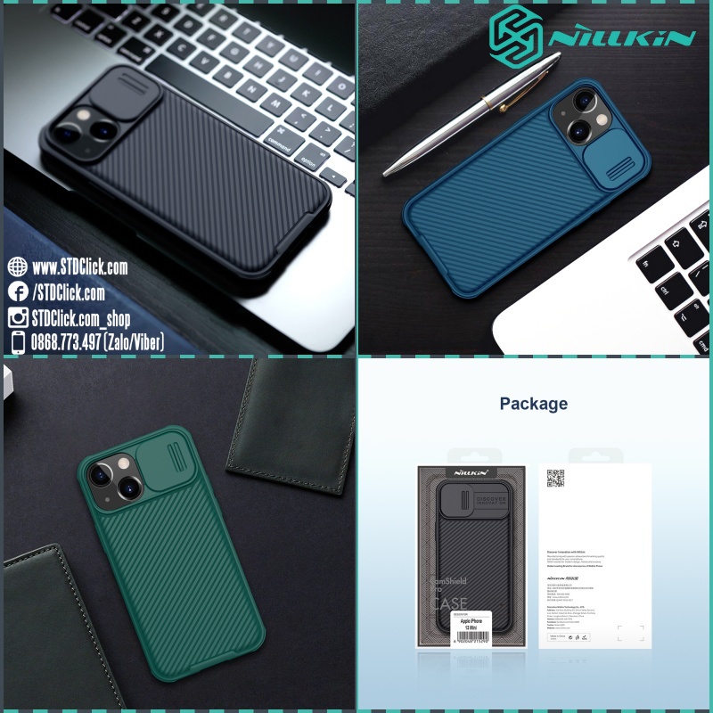 ỐP LƯNG IPHONE 13 MINI NILLKIN CAMSHIELD PRO NILLKIN CHÍNH HÃNG