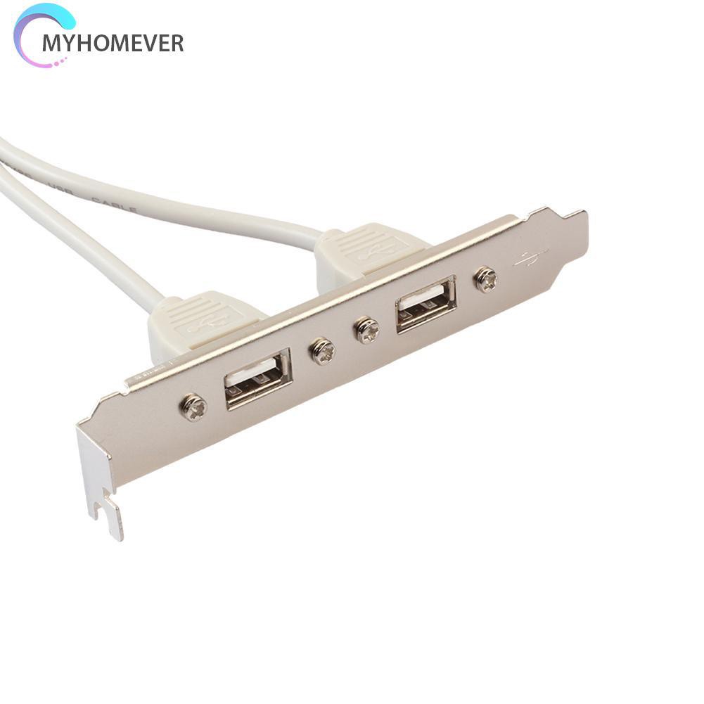 myhomever 2 Ports USB 2.0 Female to 9 Pin Motherboard Header Cable Adapter for PC