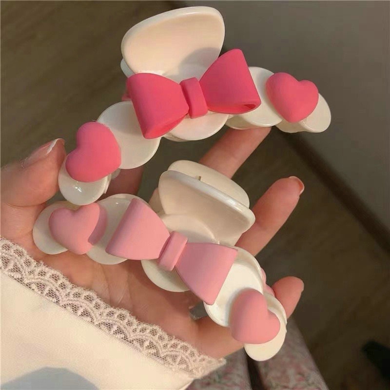 Kẹp Tóc Hình Hoa Hồng Đơn Giản Dễ Thương Dành Cho Nữ