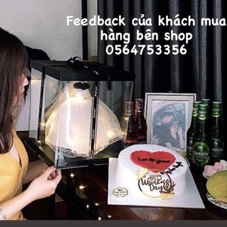 Mô hình váy cưới tặng quà