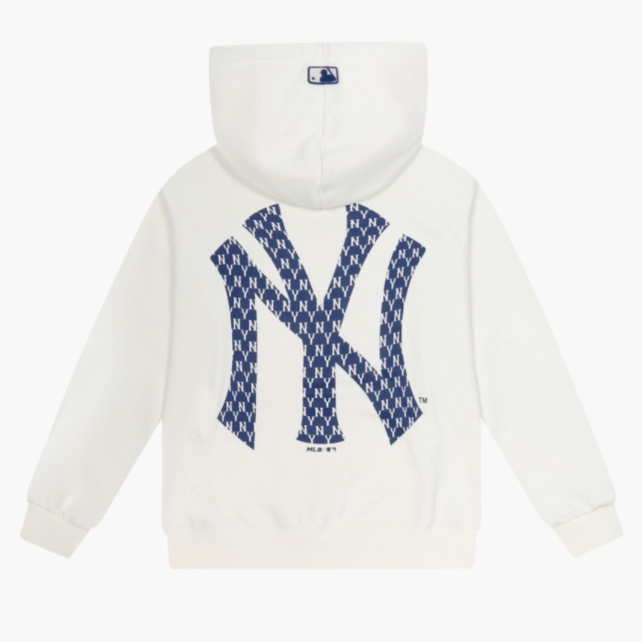 Áo khoác hoodie có khóa kéo MLB cá tính thời trang cho cả nam và nữ