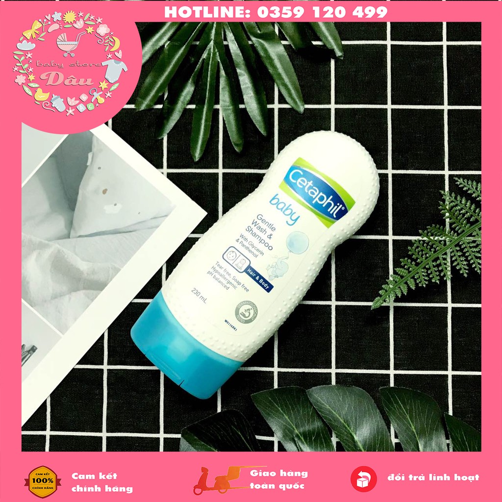 Sữa tắm Cetaphil baby toàn thân, dưỡng da cho trẻ em