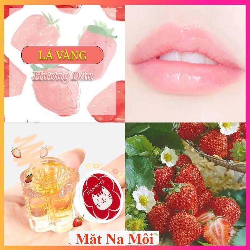 Mặt nạ môi kiêm son dưỡng Hanboli Moisturizing Lip Mask dưỡng mềm mịn hồng môi HT2