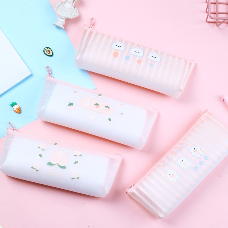Túi Đựng Bút Bằng PU Mềm Cỡ Lớn Chống Thấm Nước Để Bàn Ốp