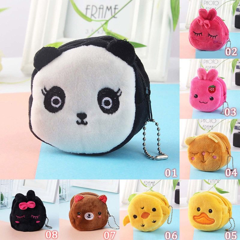 Ví nhỏ đựng tiền kiểu thú nhồi bông dễ thương