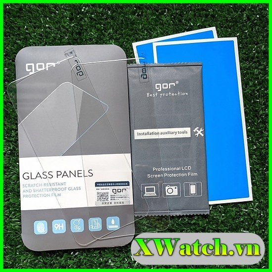 Full box _ Bộ 2 miếng Cường Lực Gor Tecno Spark 7 Spark 7T Spark 6 go trong suốt