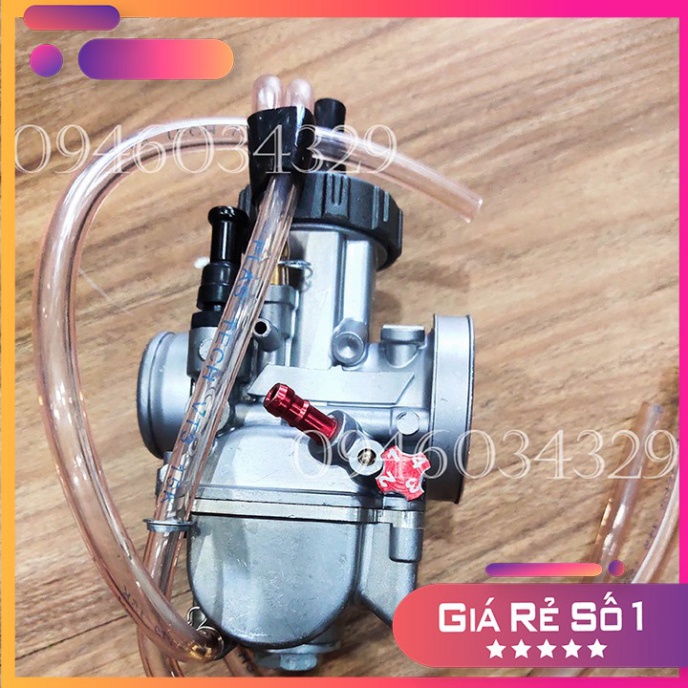 Bình xăng con độ - Nắp chao mini Ga dẹp full họng 24-26-28-30-32-34 [BẢO HÀNH ĐỔI TRẢ)
