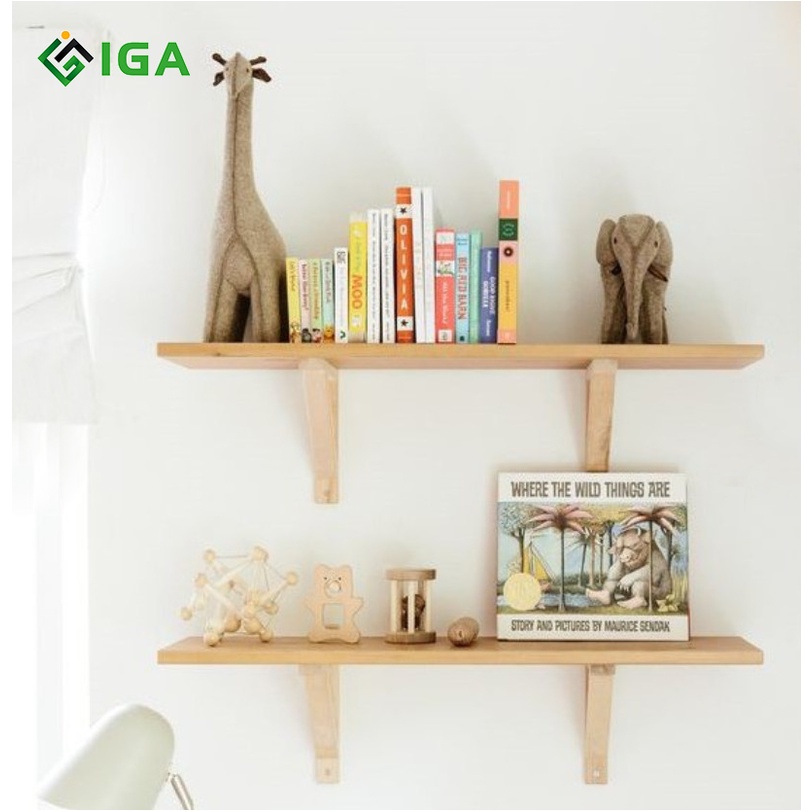 [SHIP HỎA TÔC]Bộ chân chữ A kệ gỗ treo tường - gn39