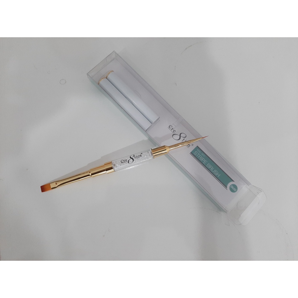 Cọ râu vẽ 7mm và cọ đắp gel Square số 10  hãng Cre8tion