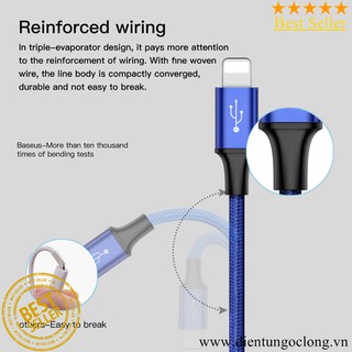 Cáp USB type-C ra Lightning Baseus Rapid Series