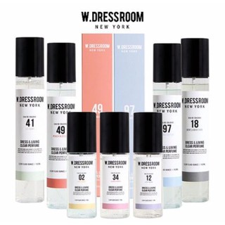[Mùi mới ★ 03,13,40,43,97,49,75,76,79] Nước hoa xịt thơm W.Dressroom diệt khuẩn, xịt thơm quần áo ❤️Nước hoa hàn quốc❤️