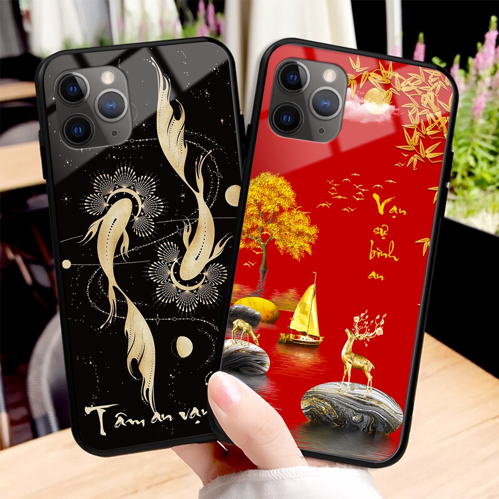 Ốp lưng KÍNH Iphone 11 PRO / 11 PRO MAX in hình  3D THƯ PHÁP SIÊU ĐẸP - RẺ- XINH