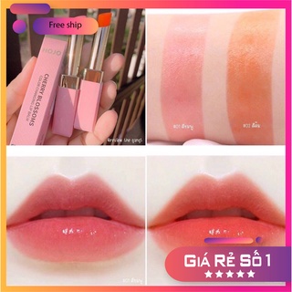 Son dưỡng có màu hojo cherry blossom dưỡng môi mềm mịn