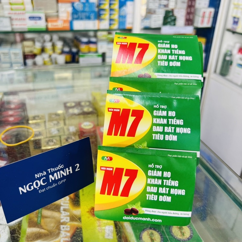 ✅  Kẹo Ngậm Ho M7  Thực phẩm bảo vệ sức khoẻ