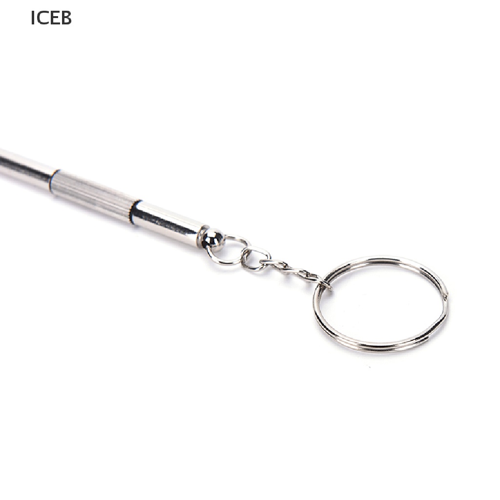 Bộ 5 Tua Vít Mini 3 Trong 1 Sửa Kính Mát Đồng Hồ Kèm Móc Khóa Tiện Dụng