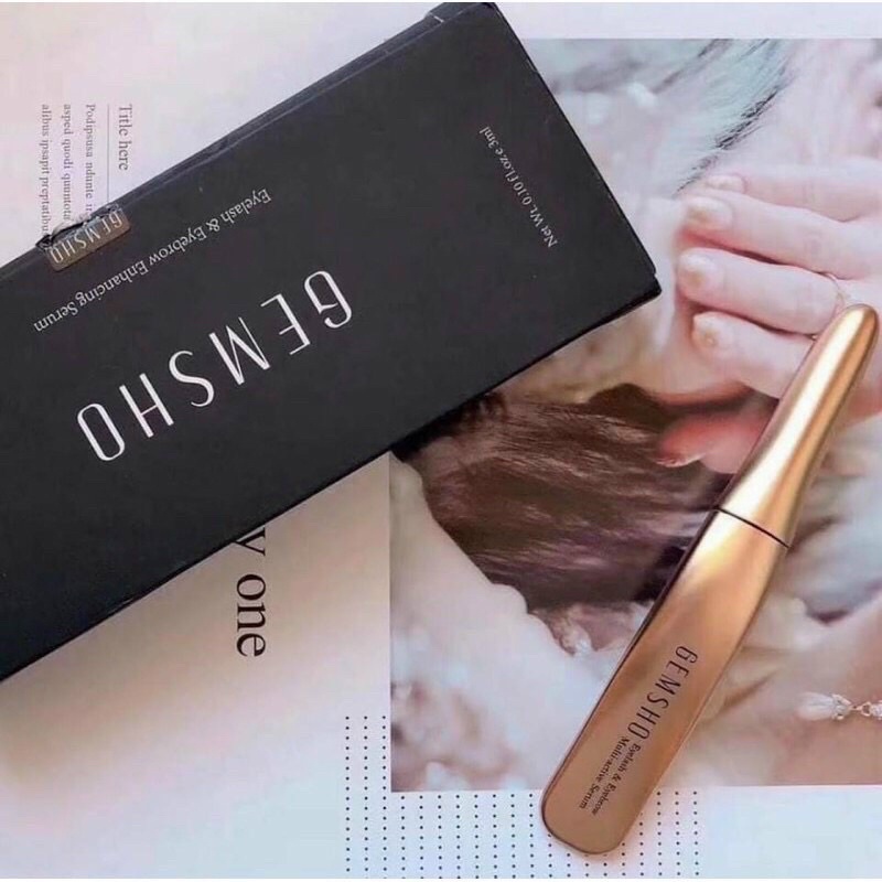 Serum Dưỡng Dài Mi Gemsho Eyelash & Eyebrow Enhancing  3ml