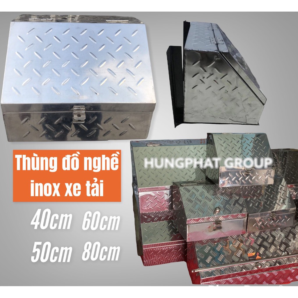 Thùng Đồ Nghề INOX - Thùng Đồ Nghề Xe Tải 40cm, 50cm, 60cm, 80cm