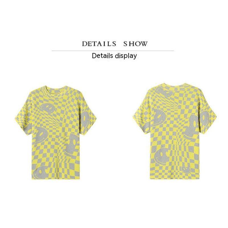 Áo thun T-shirt tay ngắn dáng rộng rãi cổ tròn dành cho trẻ em phong cách Hàn Quốc