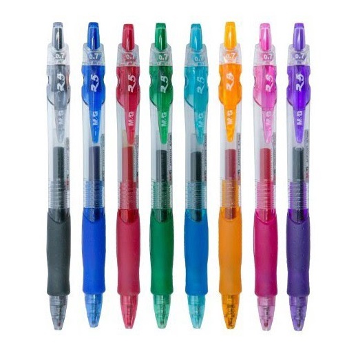 Bút gel nước M&G AGP12371 - R25 I Bút 12371 luyện viết chữ Hán tiếng Trung nét 0.7mm
