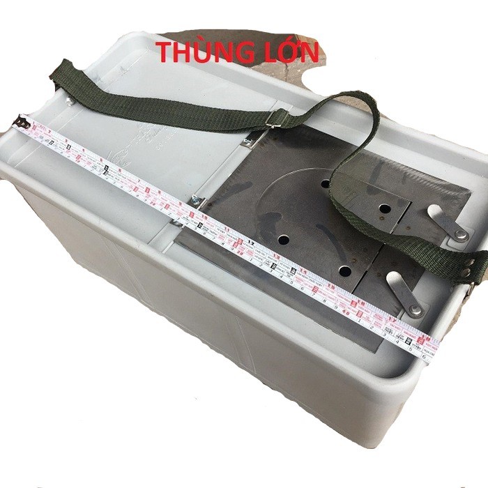 Thùng Đựng Cá Cỡ lớn 20x45x20-thùng nhựa đựng cá-thùng câu cá lóc rê