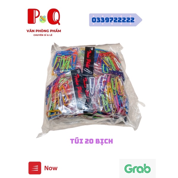 Ghim cài nhiều màu túi ( ghim kẹp giấy toàn phát 1 túi 35_45 cái )