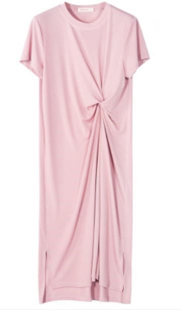 Váy suông có size xoắn eo xẻ dáng dài chất đẹp | BigBuy360 - bigbuy360.vn