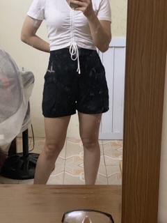Quần short nữ cạp cao# quần short 79k