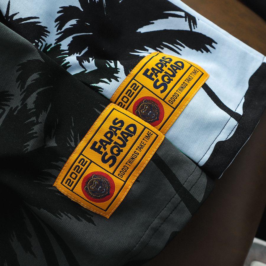 Áo Thun Nam Palm Họa Tiết In Bóng Dừa Chất Vải Cotton Mềm Mịn Thấm Hút Tốt Form Regular - FAPAS