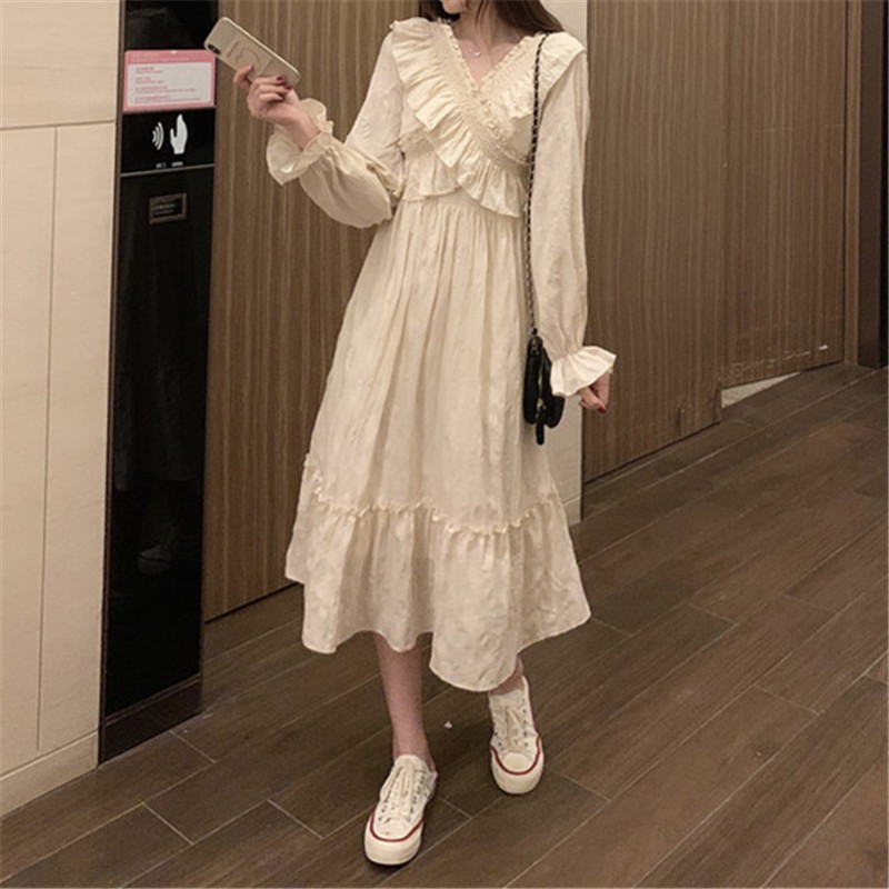 (Order) Đầm ulzzang dễ thương dáng dài order Quảng Châu | BigBuy360 - bigbuy360.vn