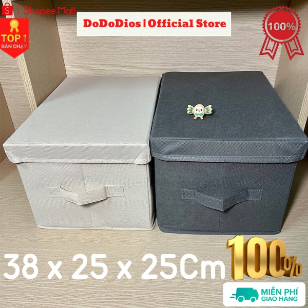 hộp vải đựng đồ đa năng thế hệ mới kích thước lớn - chính hãng DoDoDios