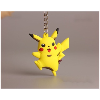 Móc Khóa silicone Hình pokemon pikachu